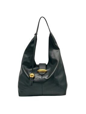 Steve Madden Black Leather Shoulder Bag